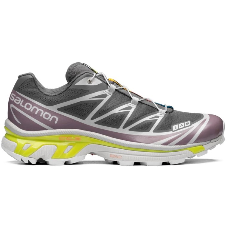 Dark Grey / Purple Salomon Xt-6 Men\'s Sneakers | IE TW1983